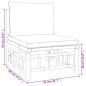 Preview: ARDEBO.de - 6-tlg. Garten-Lounge-Set mit Dunkelgrauen Kissen Bambus