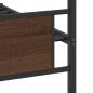 Preview: Bettgestell ohne Matratze Braun Eichen-Optik 107x203 cm