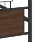 Preview: Bettgestell ohne Matratze Braun Eiche 140x200 cm Holzwerkstoff