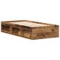 Preview: Bettgestell ohne Matratze Altholz-Optik 90x200cm Holzwerkstoff