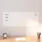 Preview: ARDEBO.de - Magnettafel Wandmontage Weiß 100x40 cm Hartglas