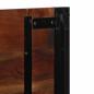 Preview: Kopfteil 100 cm Altholz Massivholz und Eisen