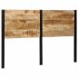 Preview: ARDEBO.de - Kopfteil 160 cm Massivholz Mango und Eisen