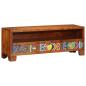 Preview: TV-Schrank Mehrfarbig 110x30x40 cm Massivholz Akazie