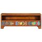Preview: TV-Schrank Mehrfarbig 110x30x40 cm Massivholz Akazie