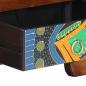 Preview: TV-Schrank Mehrfarbig 110x30x40 cm Massivholz Akazie
