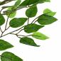Preview: Ficusbaum Künstlich 1260 Blätter 200 cm Grün