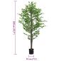 Preview: Ficusbaum Künstlich 1260 Blätter 200 cm Grün