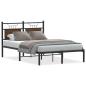 Preview: Bettgestell ohne Matratze Braun Eiche 120x200 cm Holzwerkstoff