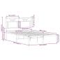 Preview: Bettgestell ohne Matratze Braun Eiche 120x200 cm Holzwerkstoff