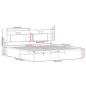 Preview: Bettgestell ohne Matratze Sonoma-Eiche 183x213 cm Holzwerkstoff