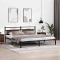 Preview: Bettgestell ohne Matratze Braun Eichen-Optik 193x203 cm