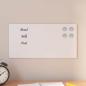 Preview: ARDEBO.de - Magnettafel Wandmontage Weiß 40x20 cm Hartglas