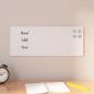 Preview: ARDEBO.de - Magnettafel Wandmontage Weiß 50x20 cm Hartglas