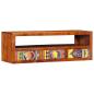 Preview: TV-Wandschrank Mehrfarbig 90x30x30 cm Massivholz Akazie