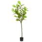 Preview: ARDEBO.de - Ficusbaum Künstlich 48 Blätter 165 cm Grün