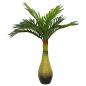 Preview: ARDEBO.de - Palme Künstlich 9 Blätter 70 cm Grün