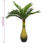 Preview: Palme Künstlich 9 Blätter 70 cm Grün