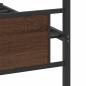 Preview: Bettgestell ohne Matratze Braun Eiche 100x200 cm Holzwerkstoff