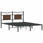 Preview: Bettgestell ohne Matratze Braun Eiche 140x200 cm Holzwerkstoff