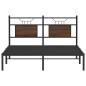 Preview: Bettgestell ohne Matratze Braun Eiche 140x200 cm Holzwerkstoff