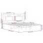 Preview: Bettgestell ohne Matratze Braun Eiche 140x200 cm Holzwerkstoff
