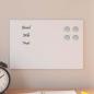 Preview: ARDEBO.de - Magnettafel Wandmontage Weiß 30x20 cm Hartglas