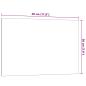 Preview: Magnettafel Wandmontage Weiß 30x20 cm Hartglas