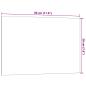 Preview: Magnettafel Wandmontage Schwarz 30x20 cm Hartglas