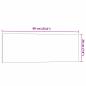 Preview: Magnettafel Wandmontage Weiß 60x20 cm Hartglas
