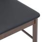 Preview: Esszimmerstühle mit Kissen 2 Stk. Braun Massivholz Gummibaum