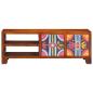 Preview: TV-Schrank Mehrfarbig 110x30x40 cm Massivholz Akazie