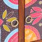 Preview: TV-Schrank Mehrfarbig 110x30x40 cm Massivholz Akazie