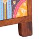 Preview: TV-Schrank Mehrfarbig 110x30x40 cm Massivholz Akazie