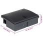 Preview: Mausefallen 10 Stk. Schwarz 13x10x4 cm