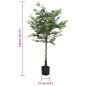 Preview: Ficusbaum Künstlich 480 Blätter 130 cm Grün