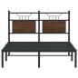 Preview: Bettgestell ohne Matratze Braun Eiche 120x190 cm Holzwerkstoff