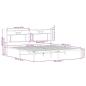 Preview: Bettgestell ohne Matratze Braun Eiche 160x200 cm Holzwerkstoff