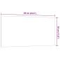 Preview: Magnettafel Wandmontage Schwarz 60x30 cm Hartglas