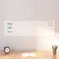 Preview: ARDEBO.de - Magnettafel Wandmontage Weiß 100x30 cm Hartglas