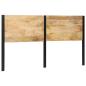 Preview: ARDEBO.de - Kopfteil 180 cm Massivholz Mango und Eisen