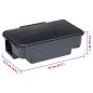 Preview: Mausefallen 4 Stk. Schwarz 22x12,5x7,5 cm