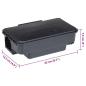 Preview: Mausefallen 12 Stk. Schwarz 22x12,5x7,5 cm