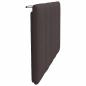 Preview: Kopfteil-Kissen Dunkelbraun 90 cm Stoff