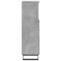 Preview: Badschrank Betongrau 30x30x100 cm Holzwerkstoff