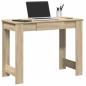 Preview: ARDEBO.de - Schreibtisch Sonoma-Eiche 100x45x75 cm Holzwerkstoff