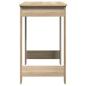 Preview: Schreibtisch Sonoma-Eiche 100x45x75 cm Holzwerkstoff