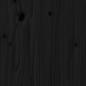 Preview: Kinderbett Schwarz 80x160 cm Massivholz Kiefer
