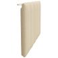 Preview: Kopfteil-Kissen Creme 80 cm Stoff
