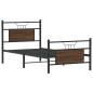 Preview: Bettgestell ohne Matratze Braun Eiche 90x190 cm Holzwerkstoff
